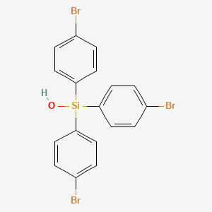 molecular formula C18H13Br3OSi B8549094 Tris(4-bromophenyl)silanol CAS No. 58101-99-8