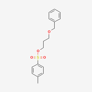 molecular formula C17H20O4S B8549133 p-Toluenesulfonic acid 3-(benzyloxy)propyl ester 