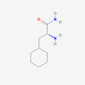 molecular formula C9H18N2O B8549138 (R)-2-amino-3-cyclohexylpropanamide 