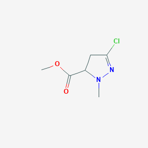 methyl 3-chloro-1-methyl-4,5-dihydro-1H-pyrazole-5-carboxylate