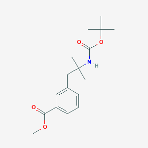 methyl 3-[2-methyl-2-[(2-methylpropan-2-yl)oxycarbonylamino]propyl]benzoate