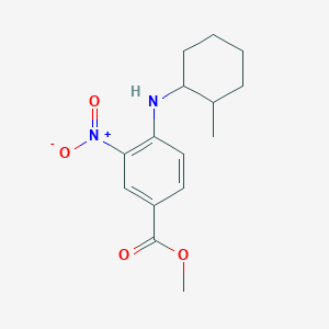 4-(2-Methyl-cyclohexylamino)-3-nitro-benzoic acid methyl ester