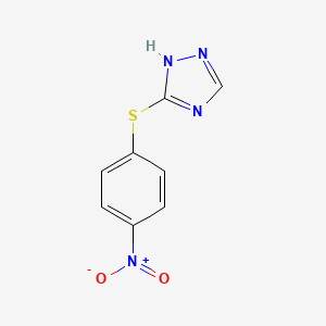 3-(4-Nitrophenylthio)-1,2,4-triazole