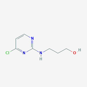 3-(4-Chloro-pyrimidin-2-ylamino)-propan-1-ol