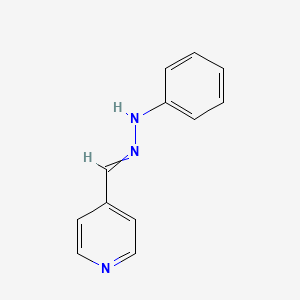 molecular formula C12H11N3 B8549562 4-Pyridinecarbaldehyde phenylhydrazone 