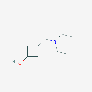 molecular formula C9H19NO B8549666 (cis-3-Hydroxycyclobutylmethyl)-diethylamine 