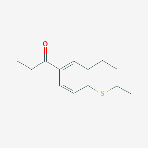 1-(2-Methyl-3,4-dihydro-2H-1-benzothiopyran-6-yl)propan-1-one