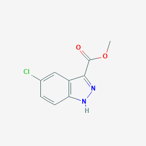 molecular formula C9H7ClN2O2 B085497 5-氯-1H-吲唑-3-甲酸甲酯 CAS No. 1079-46-5