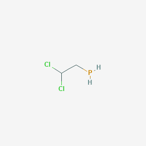 molecular formula C2H5Cl2P B8549853 2,2-Dichloroethylphosphine 