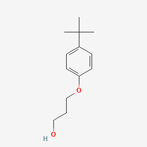 molecular formula C13H20O2 B8549921 3-p-t-Butyl-phenoxypropanol 