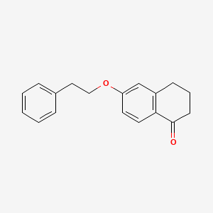 6-(2-Phenylethoxy)-1,2,3,4-tetrahydronaphthalen-1-one