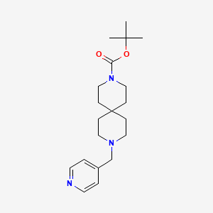 9-(Pyridin-4-yl-methyl)-3,9-diazaspiro[5.5]undecane-3-carboxylic acid tert-butyl ester