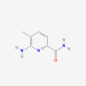 molecular formula C7H9N3O B8549989 6-Amino-5-methylpicolinamide CAS No. 1399183-38-0