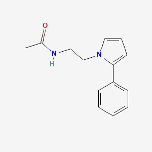 Acetamide,n-[2-(2-phenyl-1h-pyrrol-1-yl)ethyl]-