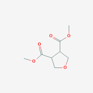 molecular formula C8H12O5 B8550071 Dimethyl 3,4-tetrahydrofuran dicarboxylate 