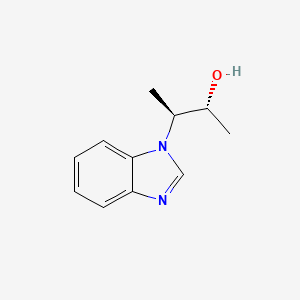 molecular formula C11H14N2O B8550081 (1R,2S)-2-benzimidazol-1-yl-1-methyl-propanol 