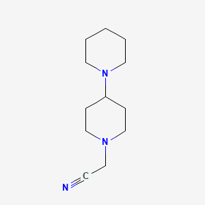 molecular formula C12H21N3 B8550085 [1,4']Bipiperidinyl-1'-yl-acetonitrile 