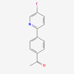 1-(4-(5-Fluoropyridin-2-yl)phenyl)ethanone