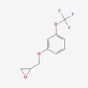 molecular formula C10H9F3O3 B8550130 2-(3-Trifluoromethoxy-phenoxymethyl)-oxirane 