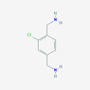 molecular formula C8H11ClN2 B8550144 4-Aminomethyl-3-chloro-benzylamine 