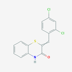2-[(2,4-Dichlorophenyl)methylidene]-2H-1,4-benzothiazin-3(4H)-one