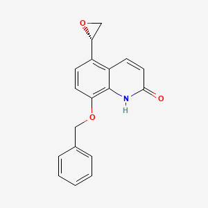 (S)-8-Benzyloxy-5-oxiranyl-1H-quinolin-2-one