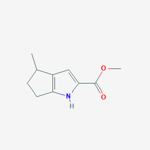 Methyl 4-methyl-1,4,5,6-tetrahydrocyclopenta[b]pyrrole-2-carboxylate