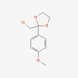2-Bromomethyl-2-(4'-methoxy-phenyl)-1,3-dioxolane