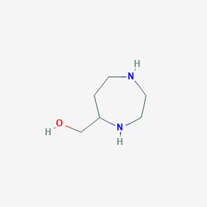 molecular formula C6H14N2O B8550375 (1,4-Diazepan-5-yl)methanol 