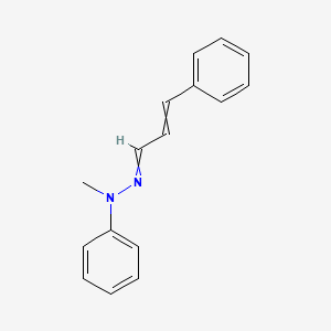 molecular formula C16H16N2 B8550447 Cinnamaldehyde 1-methyl-1-phenylhydrazone 