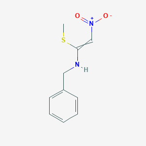 B8550472 N-Benzyl-1-(methylsulfanyl)-2-nitroethen-1-amine CAS No. 61832-43-7