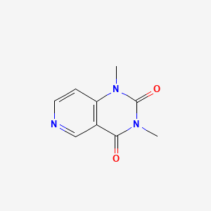 molecular formula C9H9N3O2 B8550482 Pyrido(4,3-d)pyrimidine-2,4(1H,3H)-dione, 1,3-dimethyl- CAS No. 112500-71-7