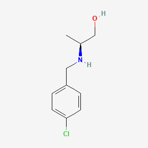 molecular formula C10H14ClNO B8550531 (S)-2-(4-chlorobenzylamino)propan-1-ol 