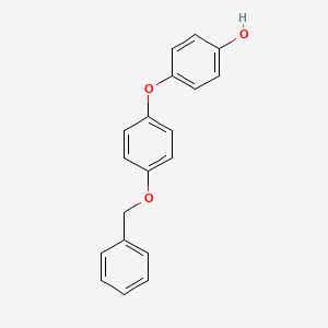 molecular formula C19H16O3 B8550535 4-[4-(Benzyloxy)phenoxy]phenol CAS No. 122855-81-6