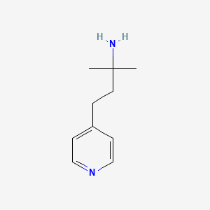 molecular formula C10H16N2 B8550562 1,1-Dimethyl-3-pyridin-4-yl-propylamine 