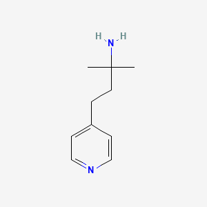 2-Methyl-4-(pyridin-4-yl)butan-2-amine