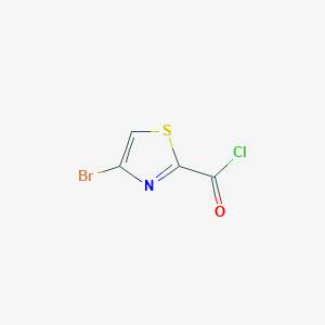 molecular formula C4HBrClNOS B8550569 4-Bromothiazole-2-carbonyl chloride 