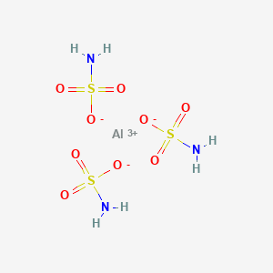 molecular formula AlH6N3O9S3 B8550595 Aluminum sulfamate CAS No. 90605-19-9