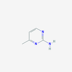molecular formula C5H7N3 B085506 2-氨基-4-甲基嘧啶 CAS No. 108-52-1