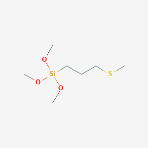 molecular formula C7H18O3SSi B8550637 Trimethoxy[3-(methylsulfanyl)propyl]silane CAS No. 94358-36-8
