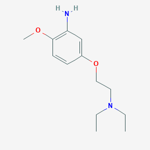 molecular formula C13H22N2O2 B8550642 5-(2-(Diethylamino)ethoxy)-2-methoxyaniline 