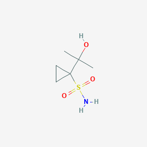 B8550645 1-(1-Hydroxy-1-methylethyl)cyclopropanesulfonamide CAS No. 1397343-14-4