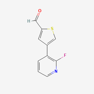 4-(2-Fluoropyridin-3-yl)thiophene-2-carbaldehyde