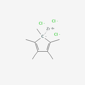 molecular formula C10H15Cl3Zr B8550653 Pentamethylcyclopentadienylzirconium(IV) trichloride 
