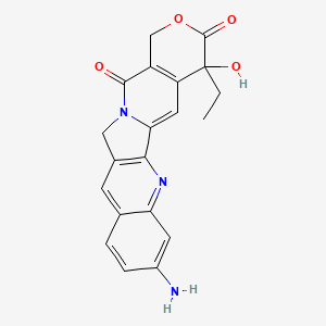 molecular formula C20H17N3O4 B8550700 11-Amino-20(RS)-camptothecin 