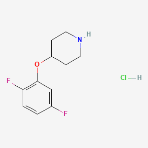 molecular formula C11H14ClF2NO B8550725 4-(2,5-Difluoro-phenoxy)-piperidine hydrochloride 