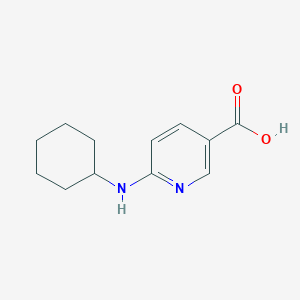 6-(Cyclohexylamino)pyridine-3-carboxylic acid