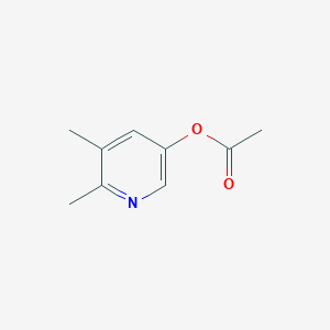molecular formula C9H11NO2 B8550733 2-Methyl-5-acetoxy-methylpyridine 