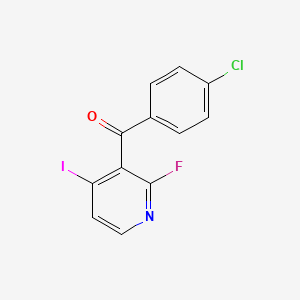 (4-Chlorophenyl)(2-fluoro-4-iodopyridin-3-yl)methanone