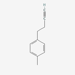 molecular formula C11H12 B8550838 1-(But-3-ynyl)-4-methylbenzene 